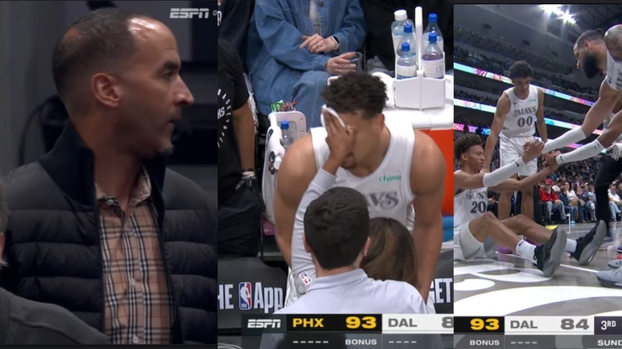 Nico Harrison so ANGRY & frustrated! Then STORMS out after Mavs injuries vs Suns