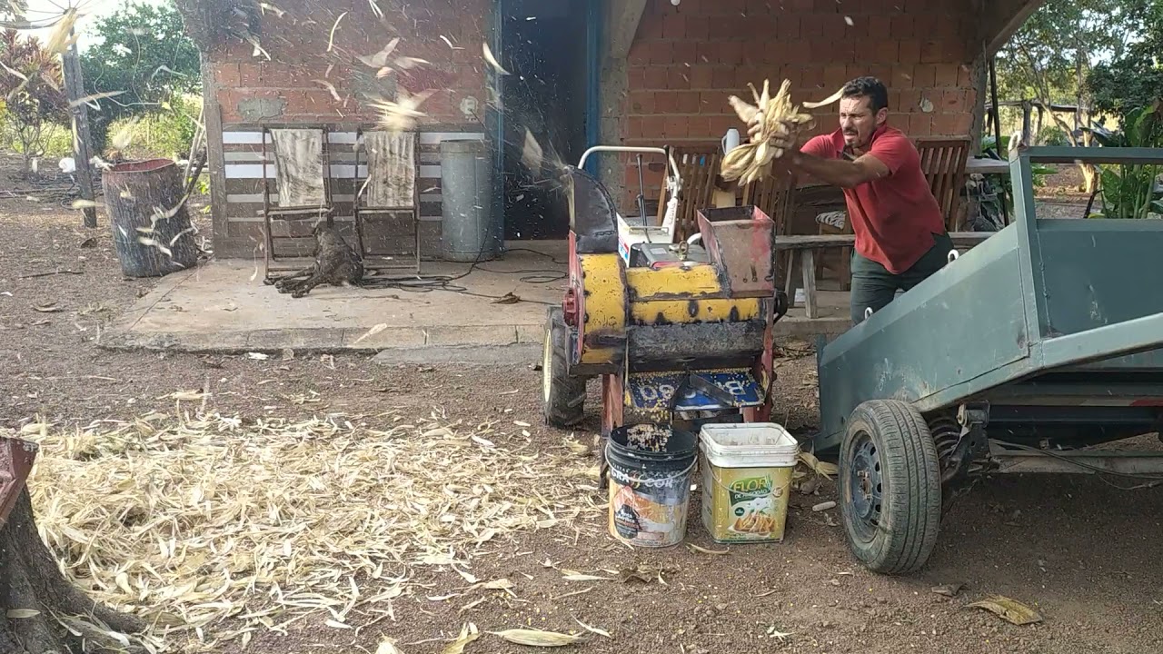debulhador de milho caseiro