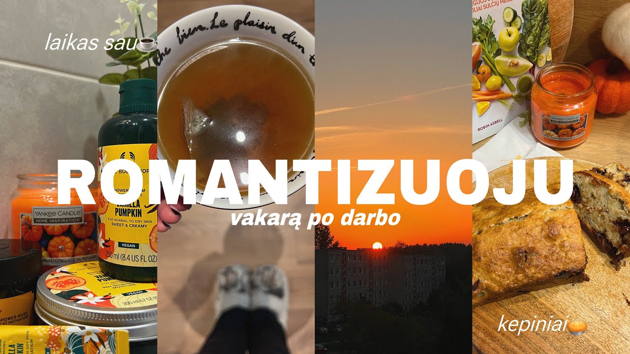 Romantizuoju vakarą po darbo (jaukus pasivaikščiojimas, bananų duona, pokalbiai prie arbatos) 🧦🥧
