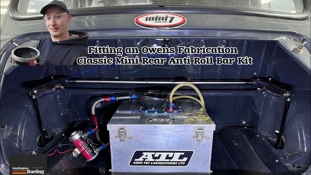 Classic Mini Miglia Race Car Prep Episode 4, Fitting an Owens Fabrication rear ARB kit