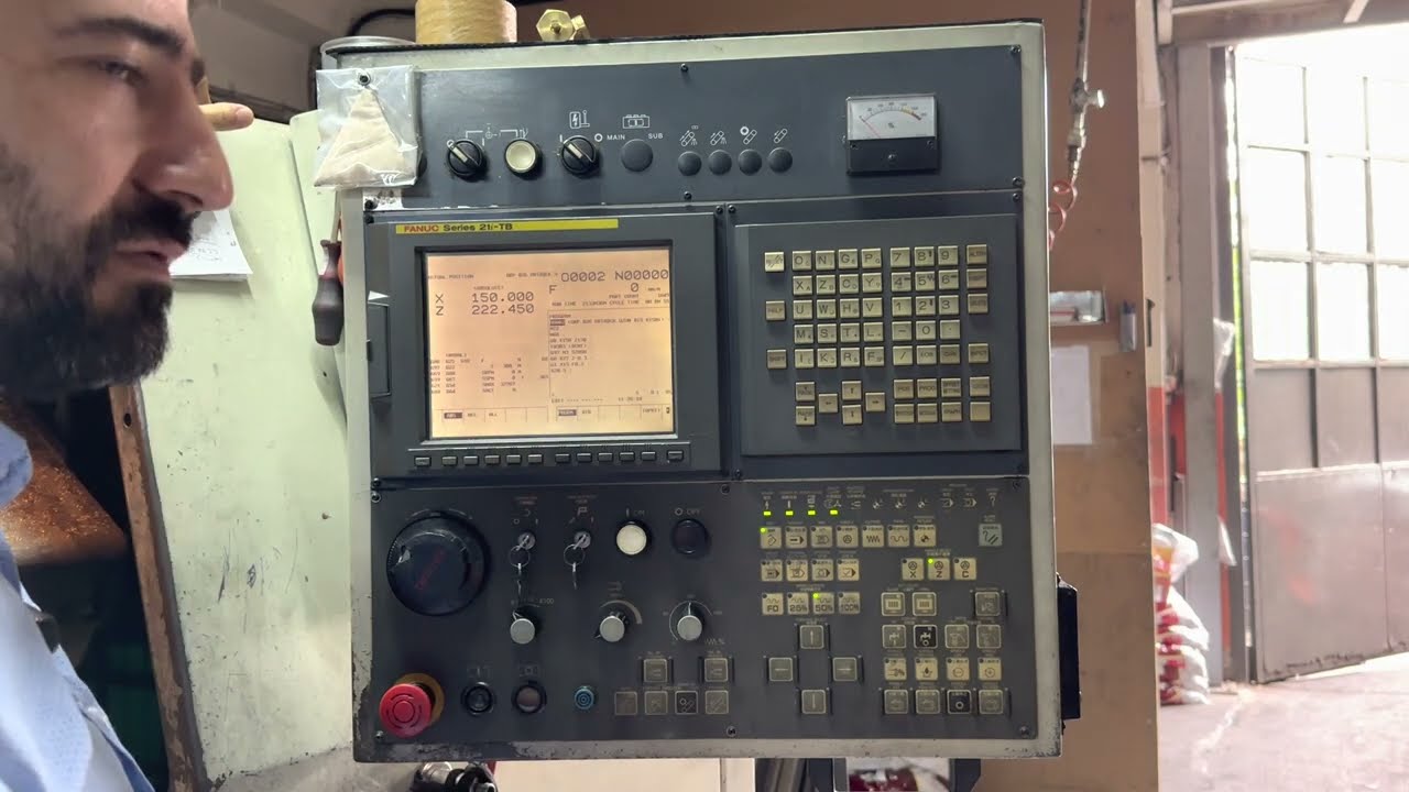 CNC TORNA KONTROL PANEL TUŞLARI