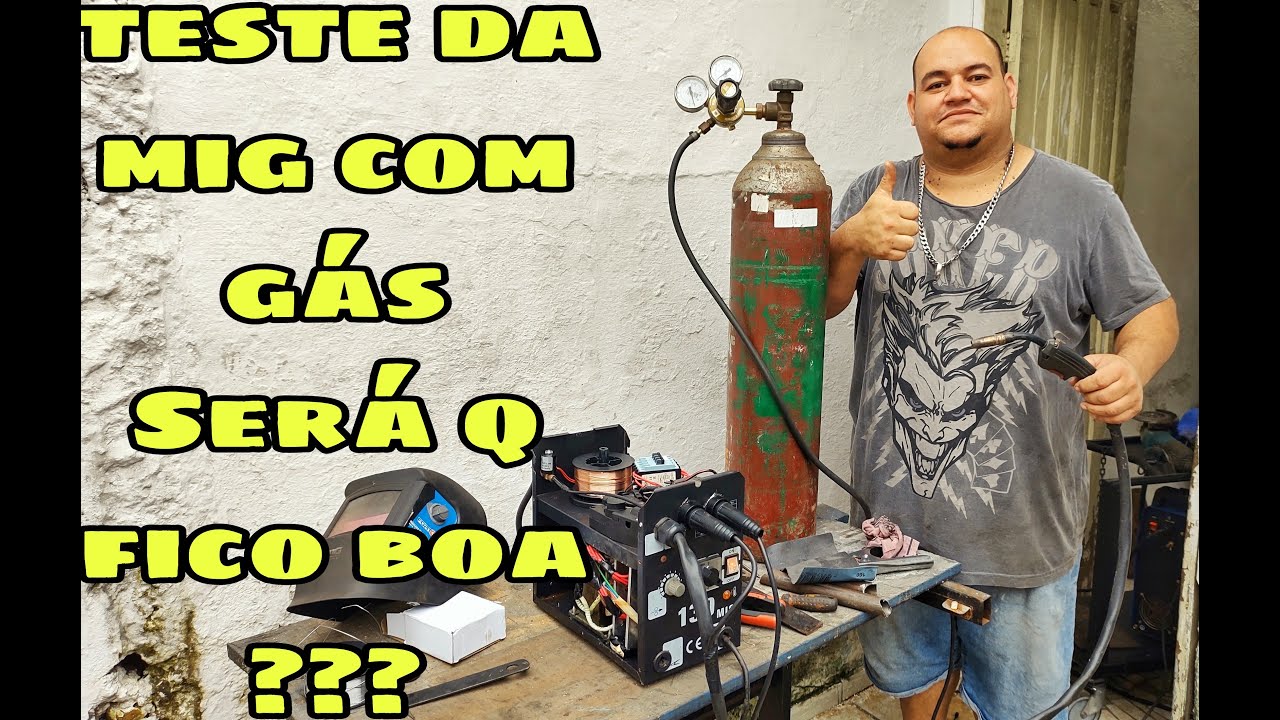 teste da mig com gas caseira com @ADRIANO.MOTORS