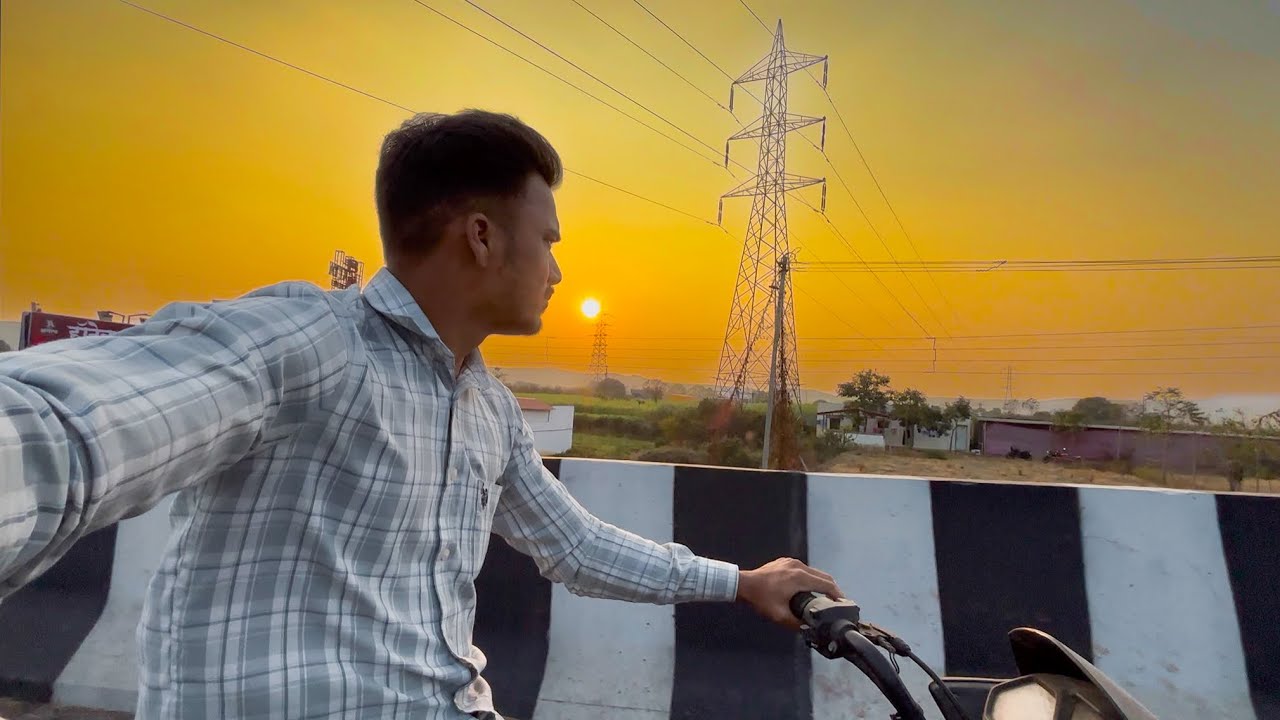 Sun set बगायला खूपच लांब गेलो 