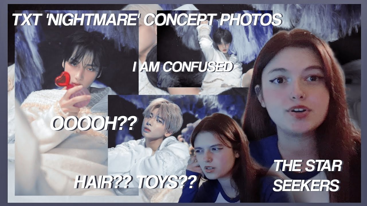 TOYS AND BOYS | TXT The Name Chapter: TEMPTATION 'NIGHTMARE' CONCEPT PHOTOS | reaction