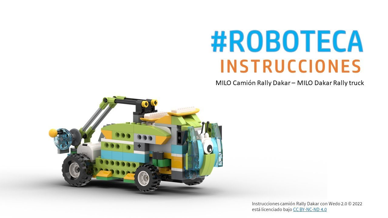 MILO Camión Rally Dakar Wedo 2.0 programado con Scratch