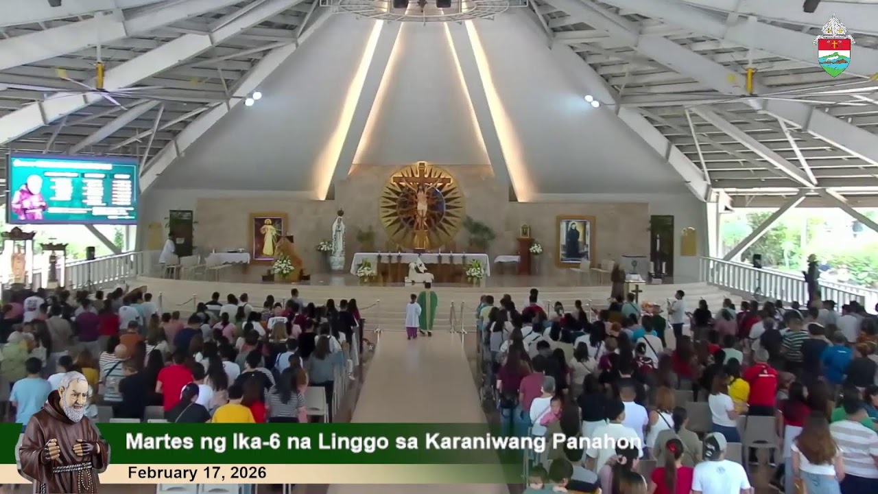 Feb 17, 2026 | 10 a.m. - Martes ng Ika-6 na Linggo sa Karaniwang Panahon