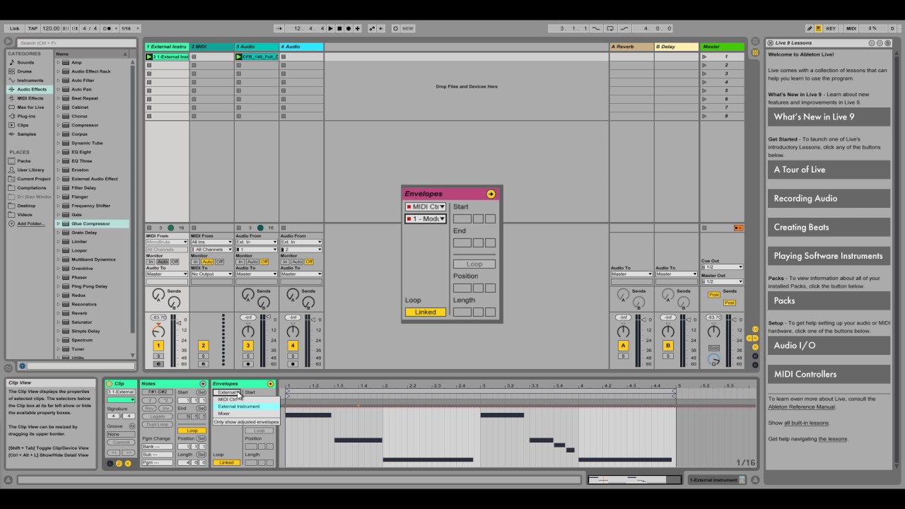 Ableton Live: How to Record an External Synth (Arturia Microbrute)