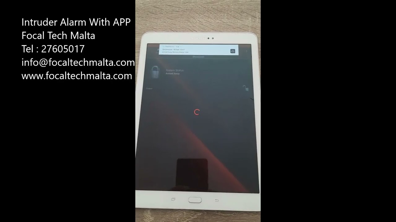Intruder Alarm Malta by Pima Mobile App from Focal Tech Malta