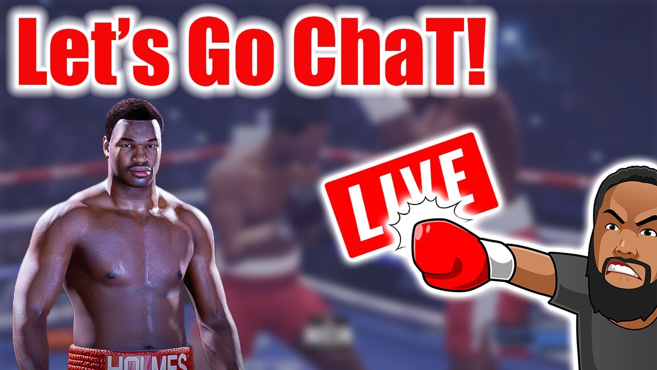 Fighting the Chat in Undisputed Boxing Game Live Stream!!!