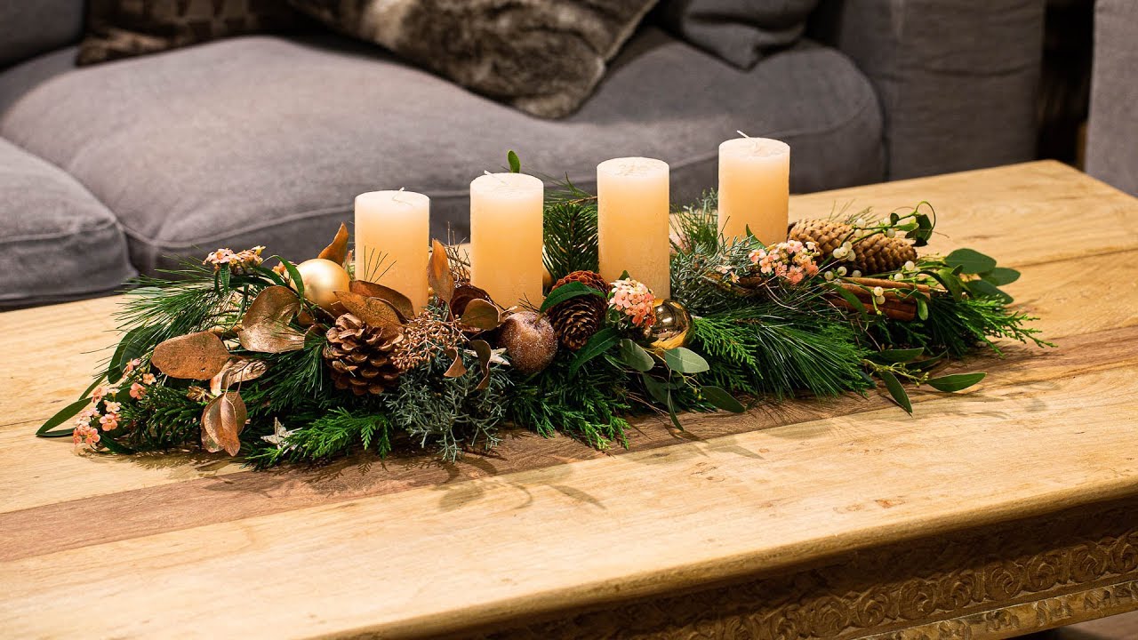 Créer son centre de table pour Noël
