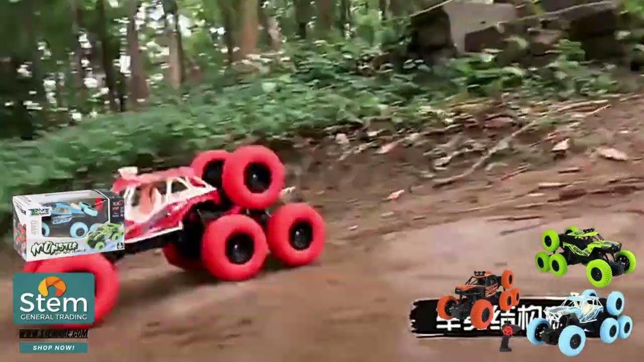 Epic Six-Wheel Climbing RC Car for Kids! 🧗&zwj;♂️ 2.4GHz & 27MHz Off-Road Action | STEMUAE