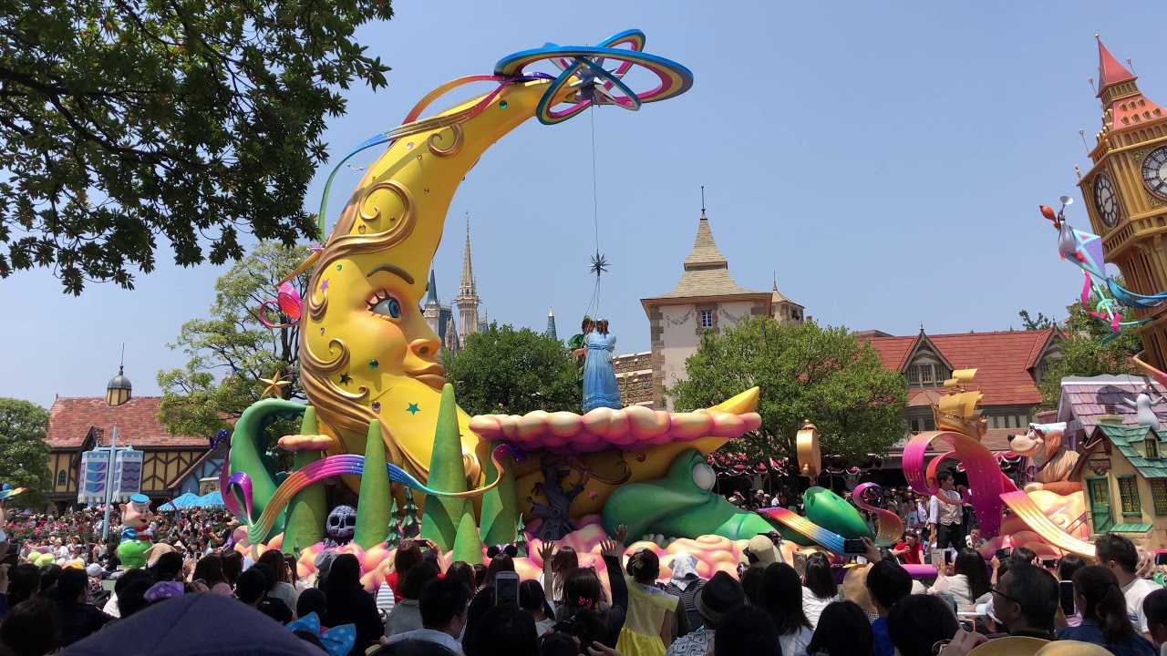【4K】東京ディズニーランド　35周年　ドリーミングアップパレード