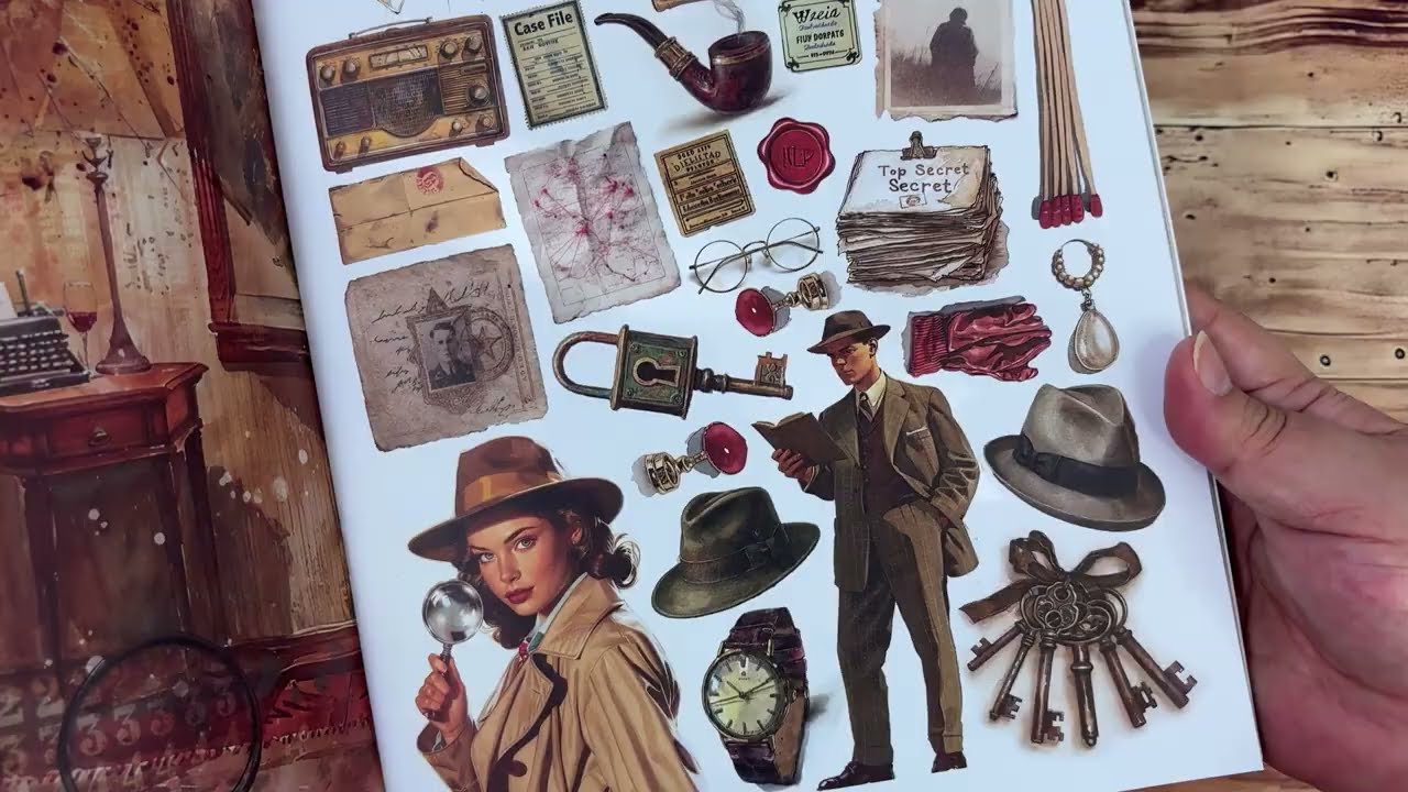 New Ciao Bella Junk Journal Ephemera Mystery Let See!!!
