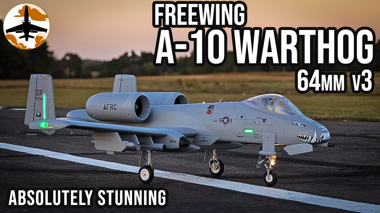 64mm EDF Jet PERFECTION - Freewing A-10 64mm v3 Review