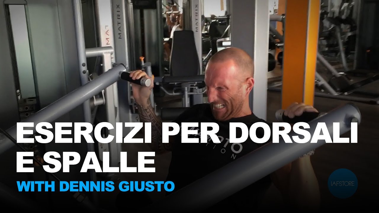 Ottieni dorsali spessi  e spalle larghe con le serie piramidali