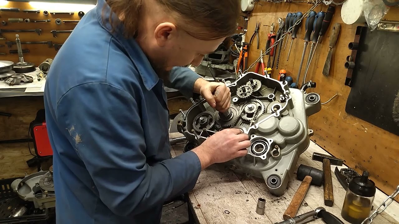 Сборка мотора квадроцикла stels 700 dinli Ч1