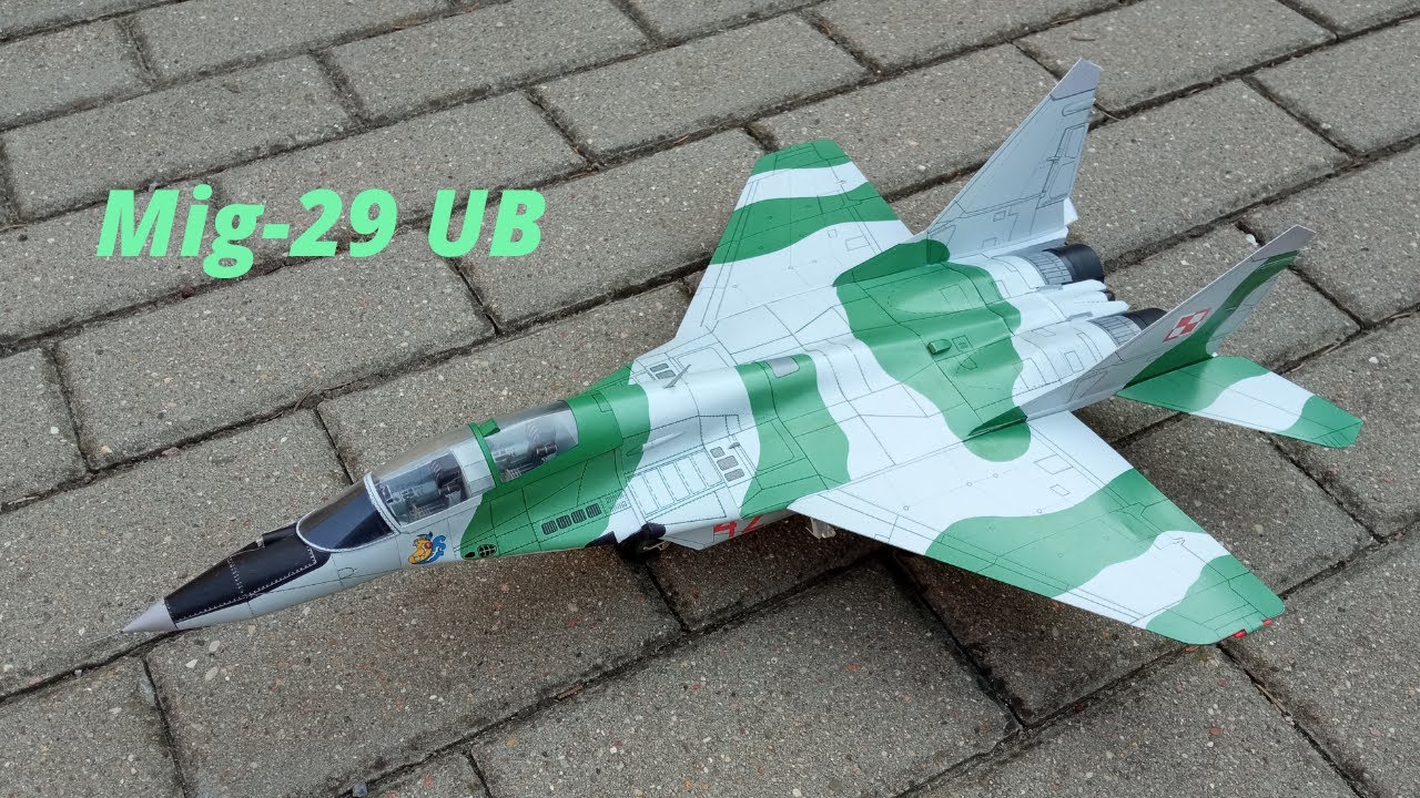 Model Kartonowy - Mig-29 UB ''Fulcrum'' - GPM