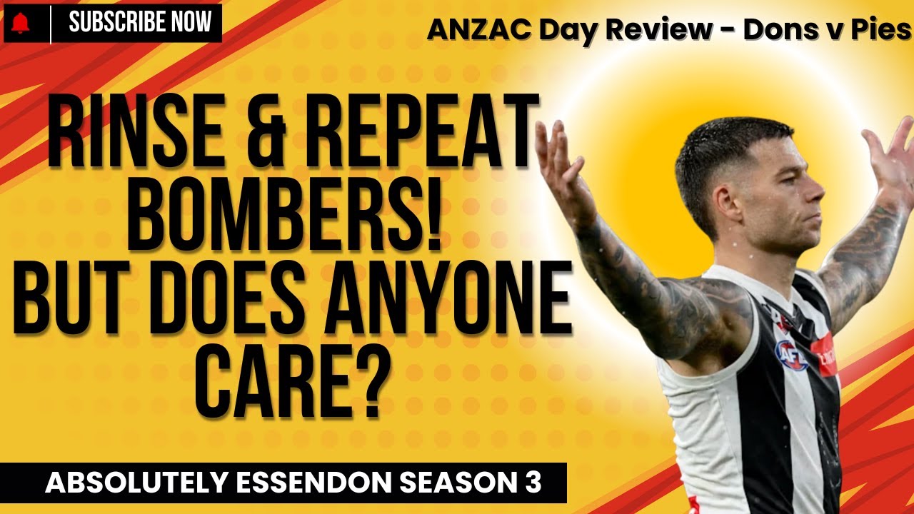 Rebuilding or just REPEATING?  Something familiar about another ANZAC Day loss.