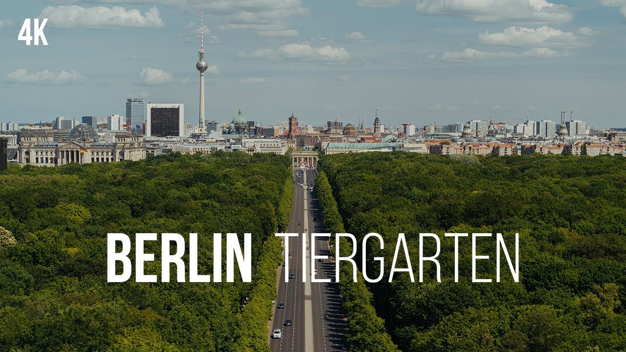 Berlin Tiergarten in 4k