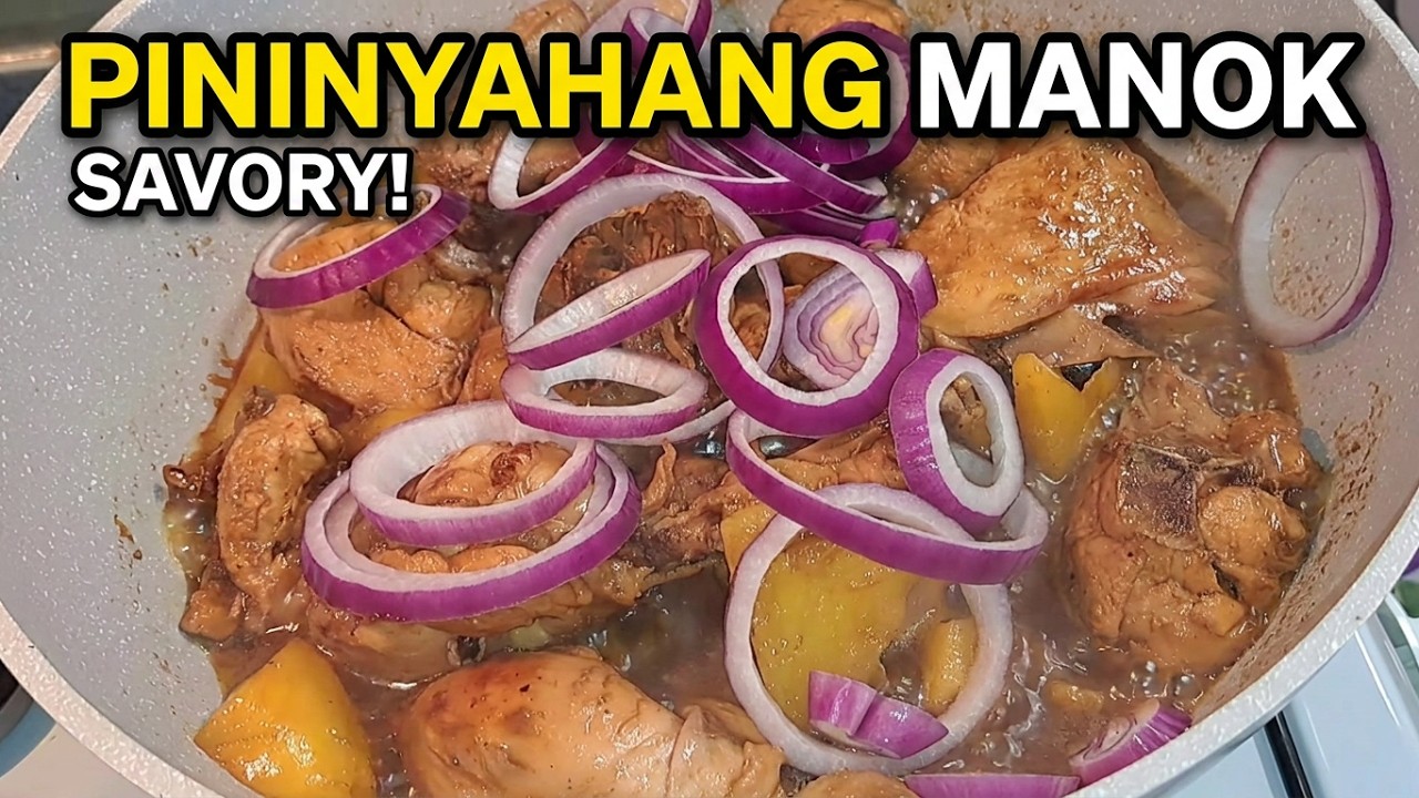 Pininyahang manok ! Quick and easy chicken with pineapple  recipe! Episode 16