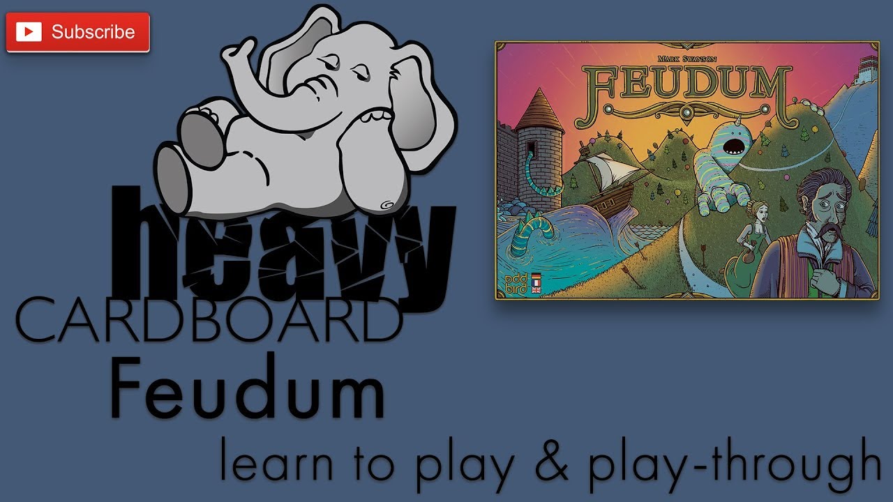Feudum 4p Play-through, Teaching, & Roundtable discussion by Heavy Cardboard