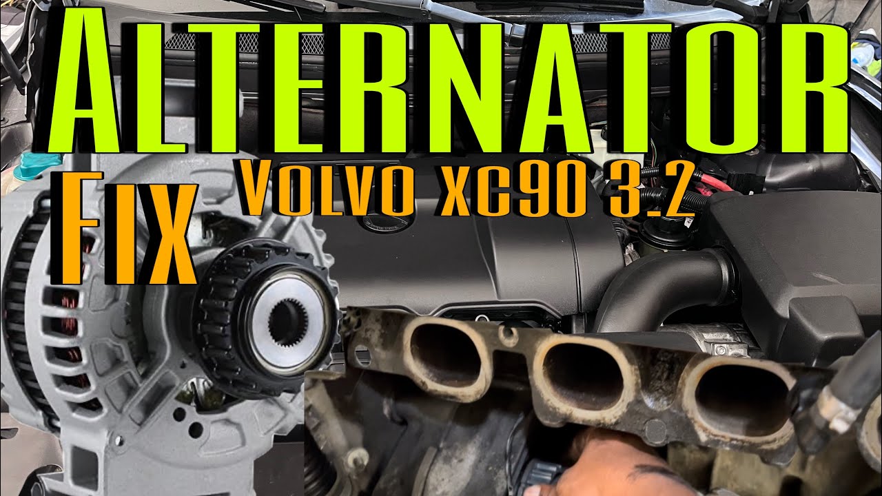 ПРОБЛЕМЫ С ГЕНЕРАТОРОМ НА VOLVO XC90 3.2