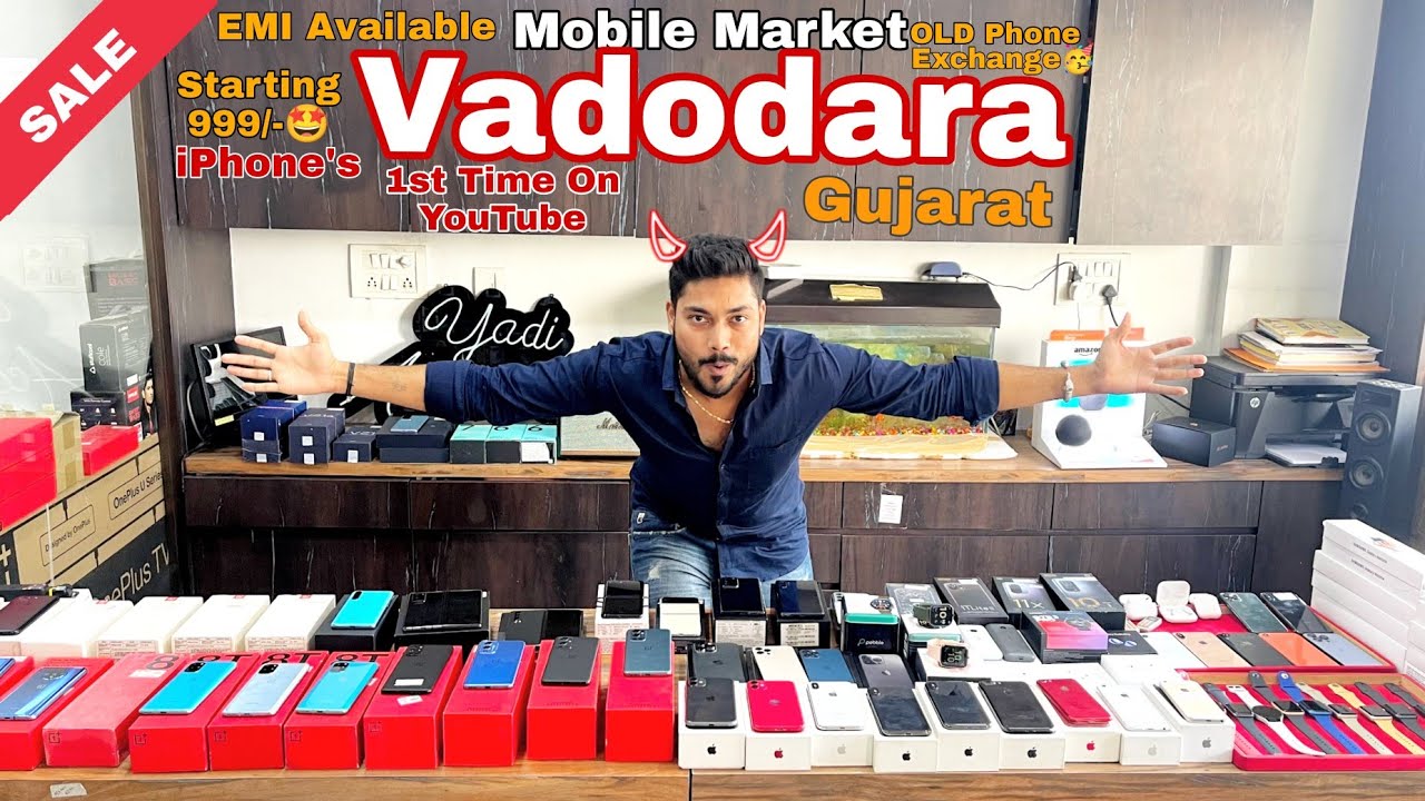 Mobile Market Vadodara Gujarat | Cheapest iPhone & Android Mobile *999/- | All India Delivery