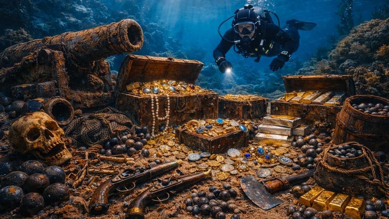 We Found a $3 Billion Pirate Treasure Beneath the Ocean | Real Shipwreck Discovery