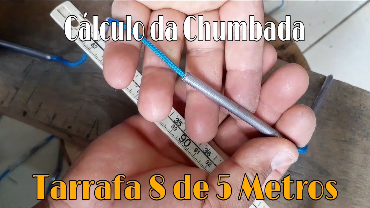 Cálculo da Chumbada da Malha 8 de 5 metros