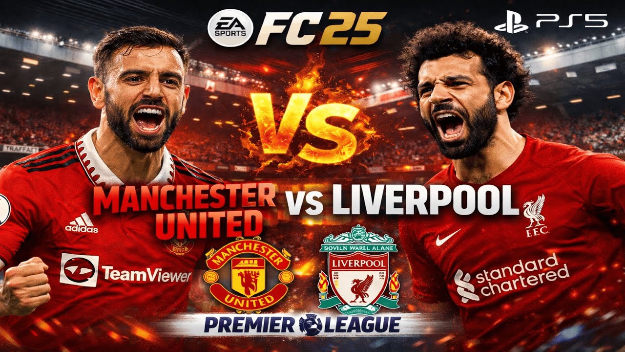 [FC25] CARRIERE MANAGER PREMIER LEAGUE JOURNÉE 3 MANCHESTER UNITED VS LIVERPOOL 4K60 [FR] (PS5)