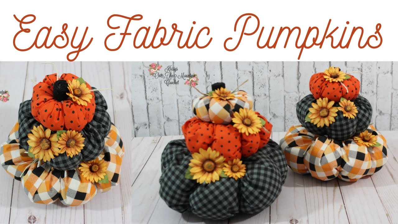 3 Different Pumpkins - 3 Sizes Easy Fast And Fun - Fall Decor
