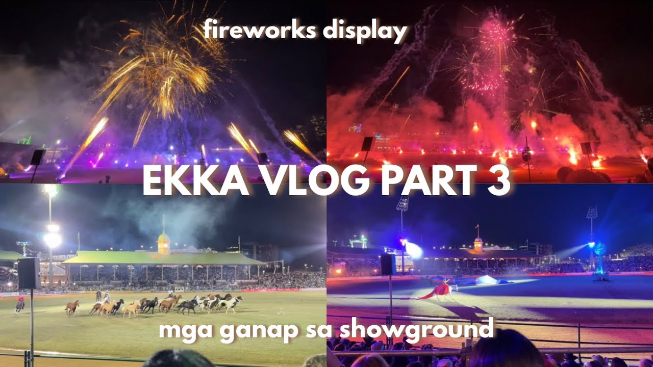 15 августа | EKKA 2025, стр. 3 | Выступления на выставочной площадке | Фейерверк EKKA 2025 ♥️ || ...