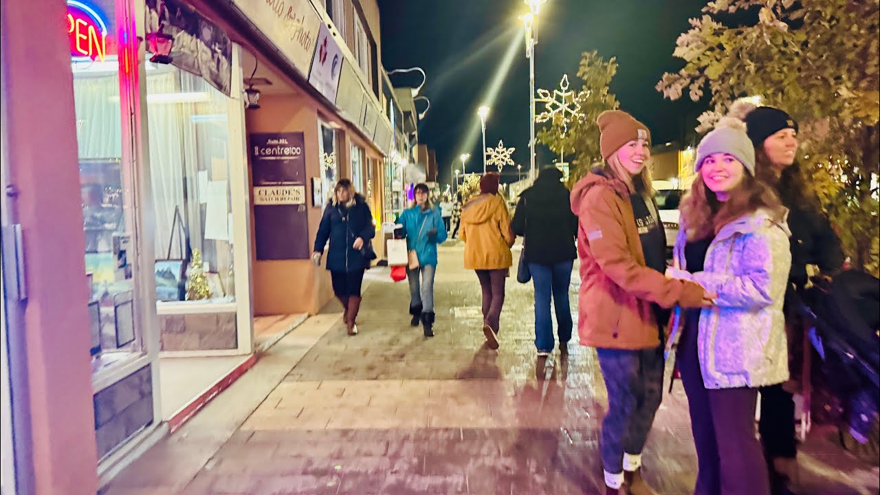 Las Vegas Night in Grande Prairie Alberta Walking Tour!