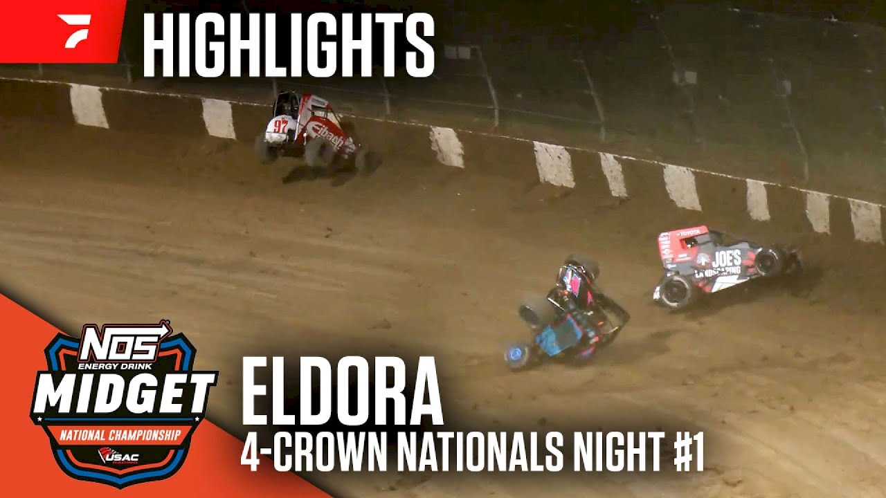 𝑯𝑰𝑮𝑯𝑳𝑰𝑮𝑯𝑻𝑺: USAC NOS Energy Drink National Midgets | Eldora Speedway | September 18, 2025