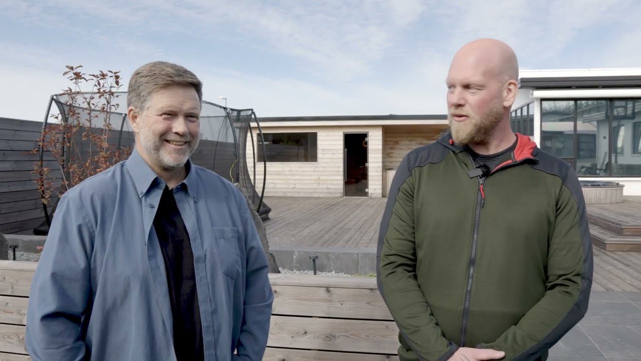 Glæsilegur garður í Mosó.