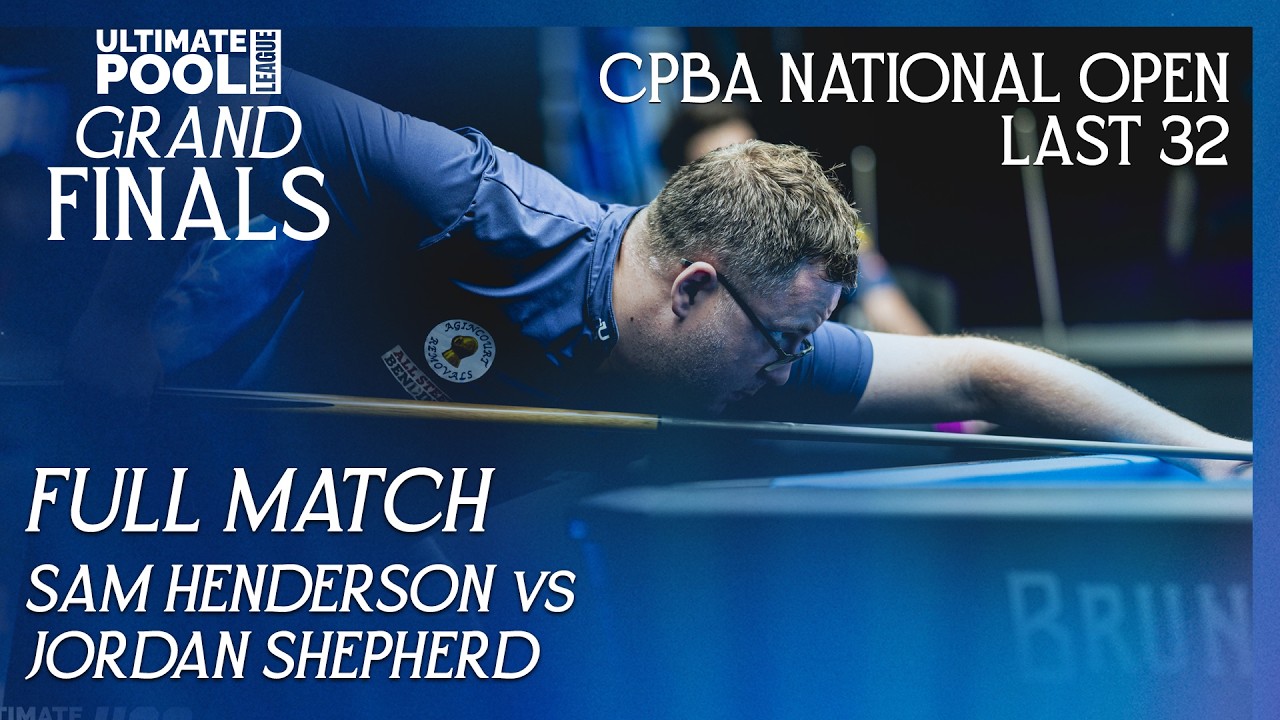 Sam Henderson vs Jordan Shepherd | Last 32 | CPBA National Open