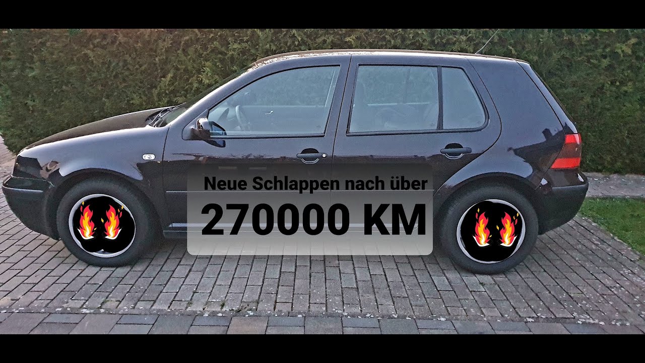 Nach 270000 Km! - Neue Schlappen für den Golf 4 1.9 TDI