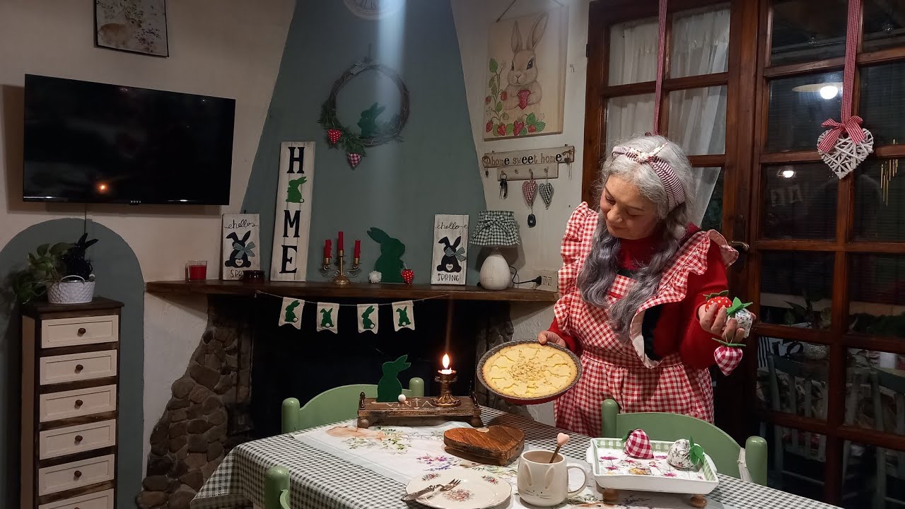 Quasi primavera🌸 Cose belle fatte a mano🍓 tutorial 🪡 ago filo 🧵e fornelli🍰  Cozy Vlog 🐰🐇