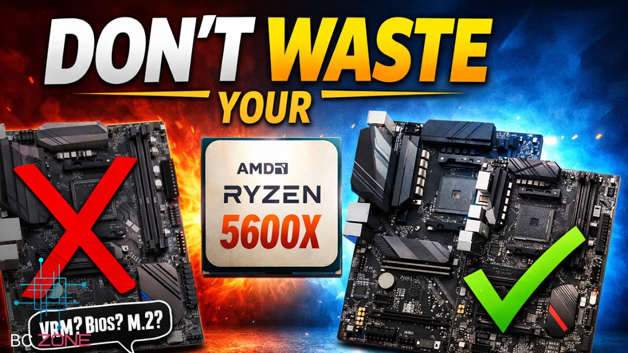 Лучшие бюджетные материнские платы для Ryzen 5 5600X (январь 2026 г.)