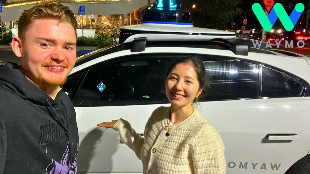 Поездка на беспилотном такси Waymo в Лос-Анджелесе! Первые впечатления и полный комплекс впечатле...
