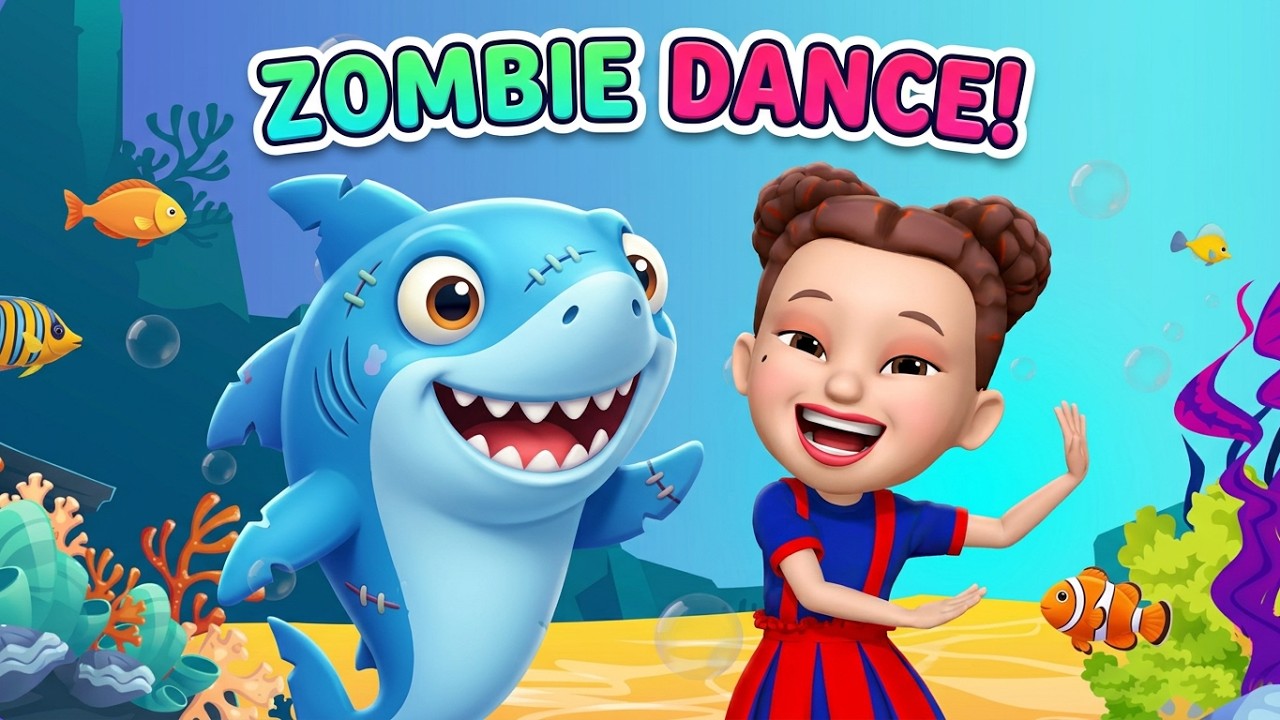 Zombie Shark Dance Song | ME ME BAND Kids Songs and Nursery Rhymes