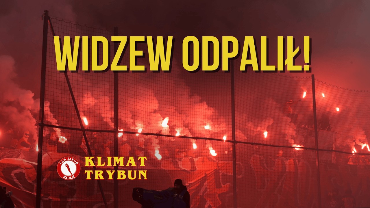 Widzew odpalił podczas meczu z Cracovią!🔥 Dwa razy!🔥 | Oprawa Widzewa, piro