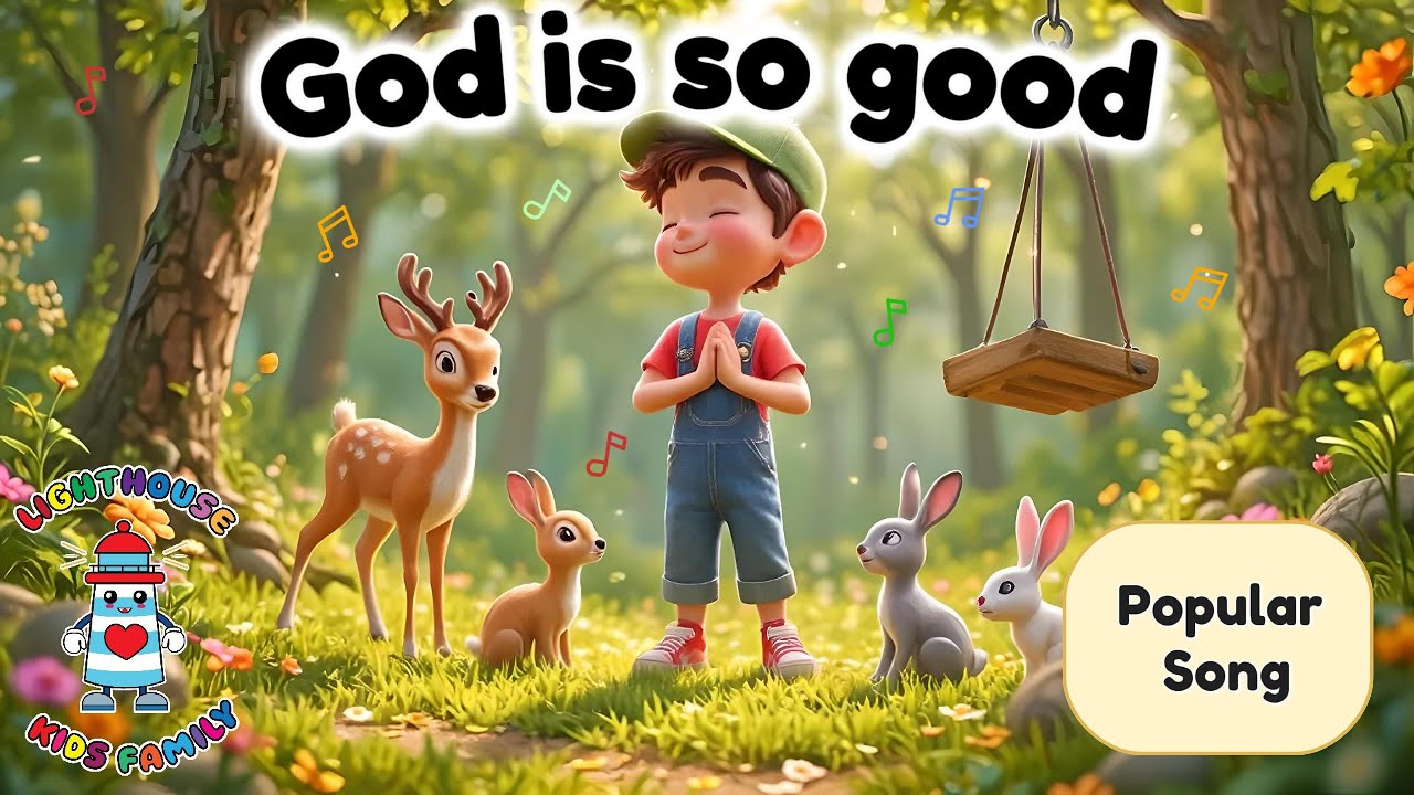 God Is So Good | Popular Christian Kids Song | Kids Worship Music