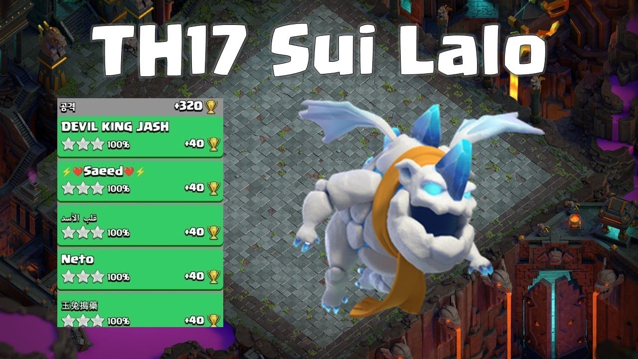 TH17 Sui Lalo Legend League Live Attack | Satisfying Hand Control [Eng Sub]