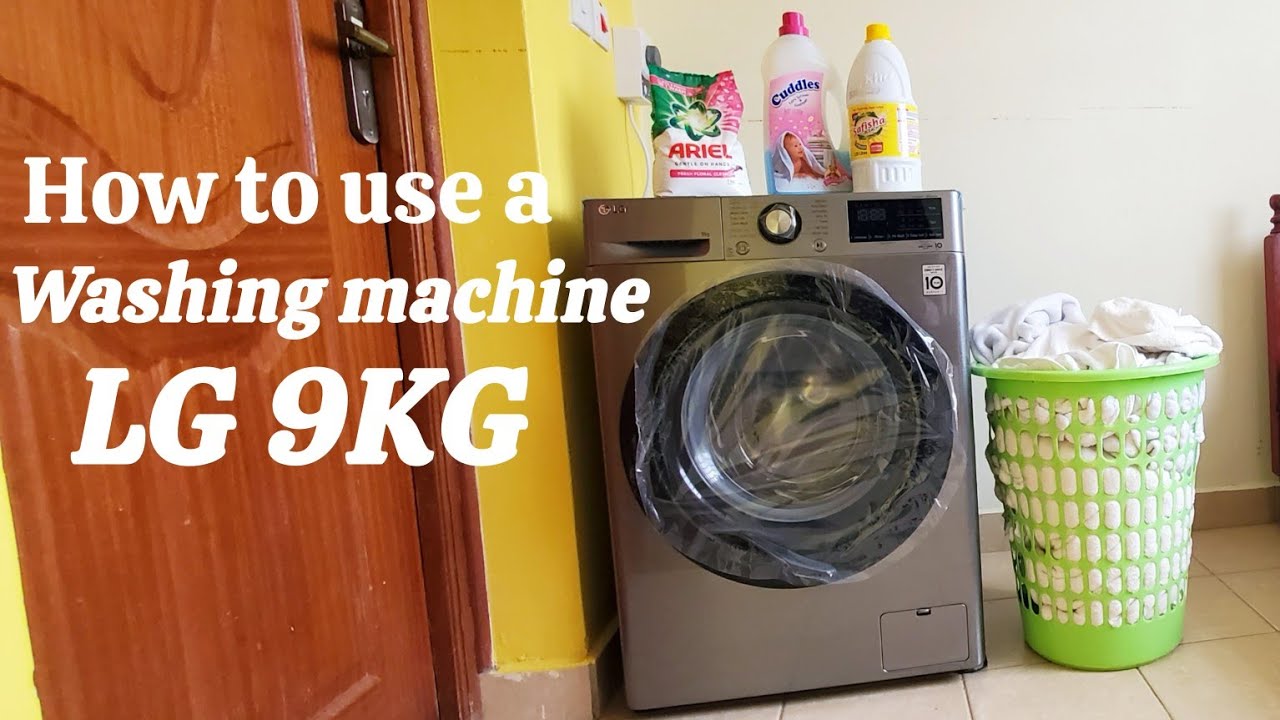 How to use a LG washing machine....with A.I features