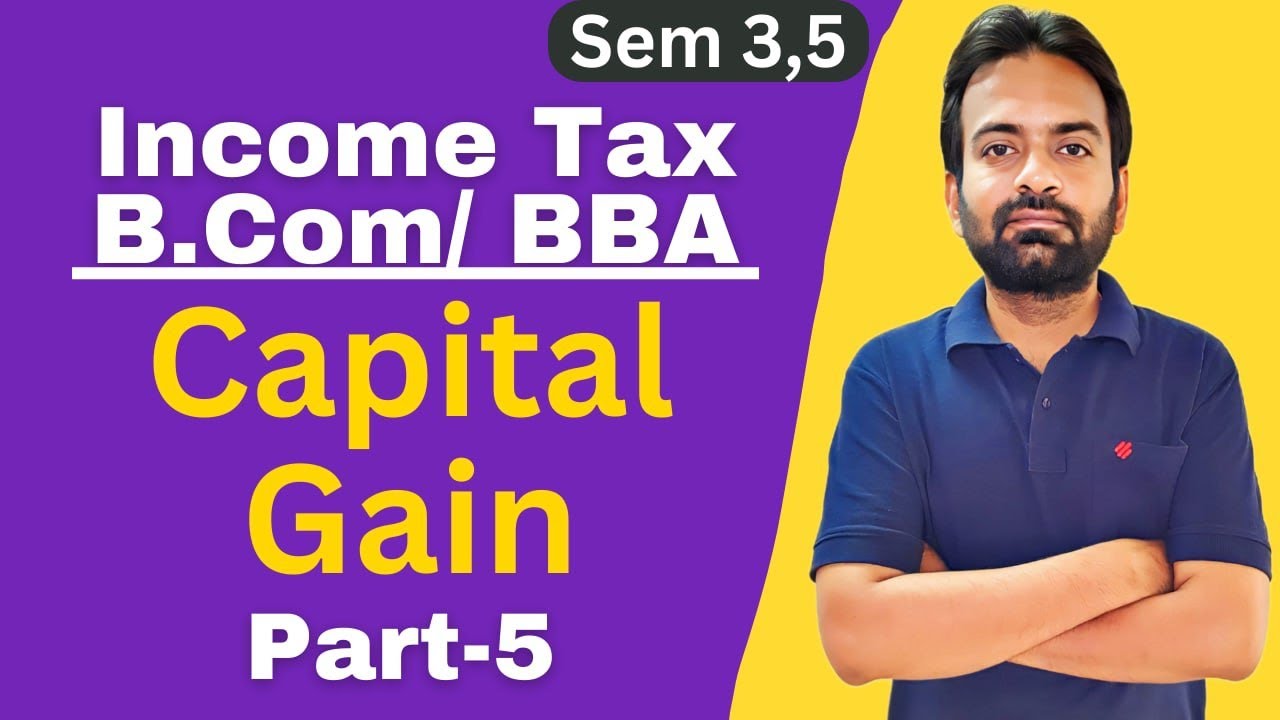 Capital Gain Numerical problem solution part-4