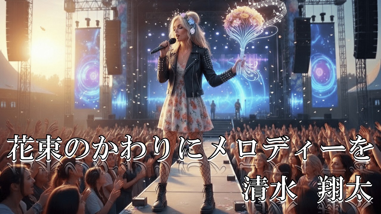 みんなに聴いてほしい「花束のかわりにメロディーを」/シンフォニックロックバラードにアレンジしたら涙が出た//清水翔太