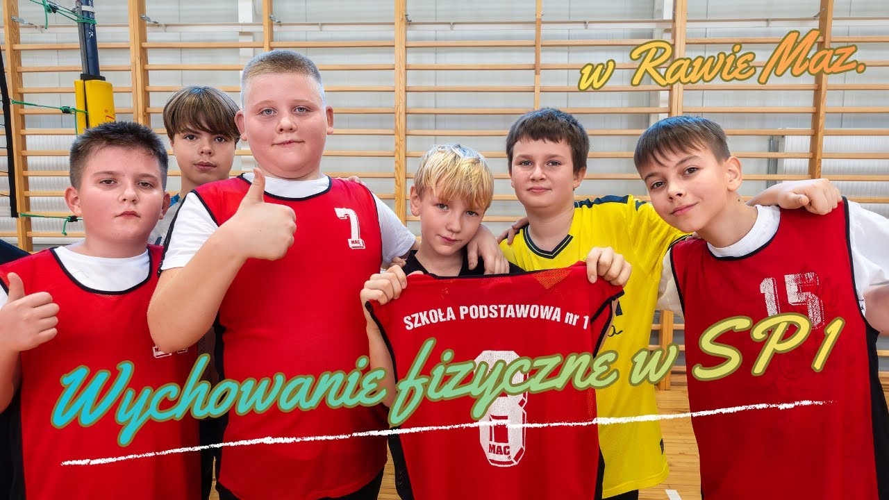 Wychowanie fizyczne w SP1 w Rawie Mazowieckiej