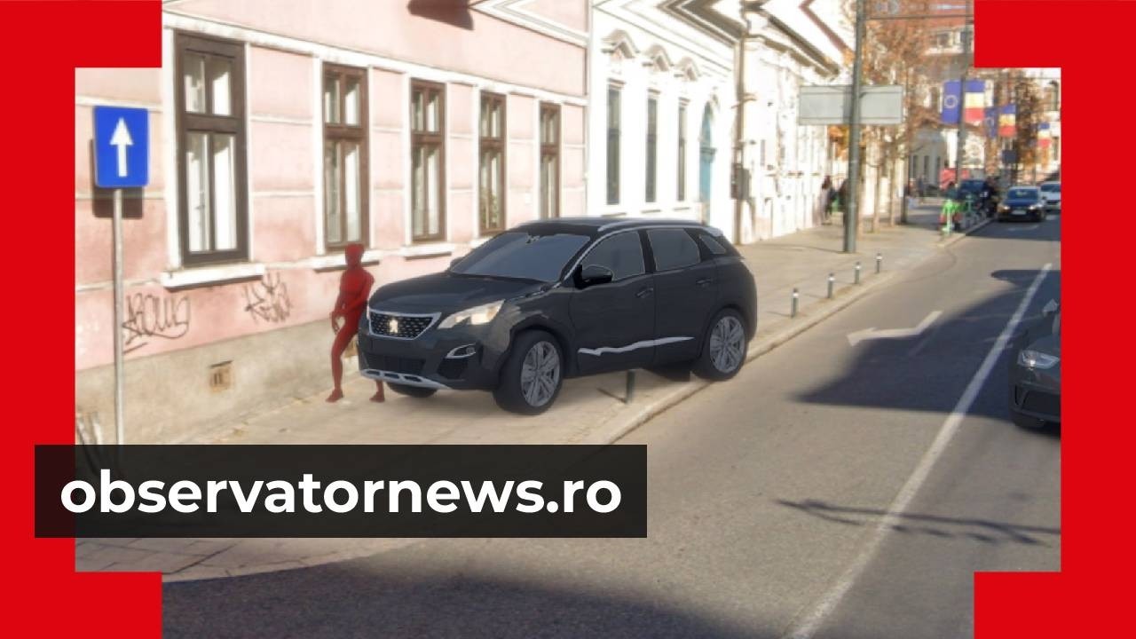 ANIMAŢIE. Tânără gravidă, strivită de un perete, pe trotuar, în urma unui accident în Cluj