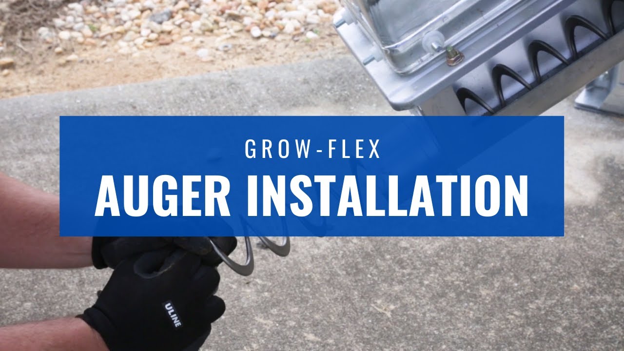 Installing New Auger